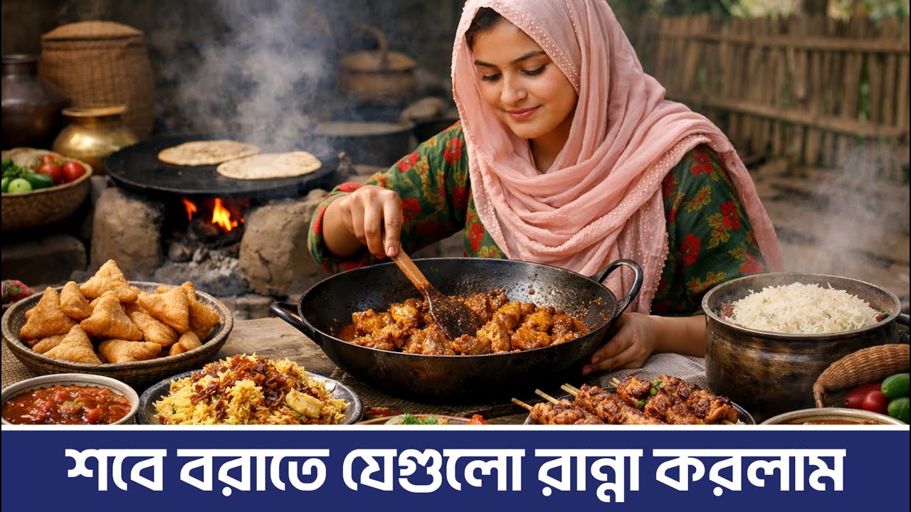 শবে বরাতে যেগুলো রান্না করলাম।