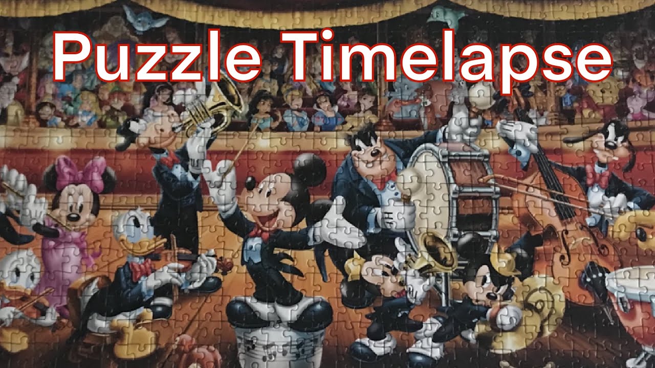 Puzzle Timelapse I Clementoni DISNEY Panorama Puzzle I 1000 Pieces