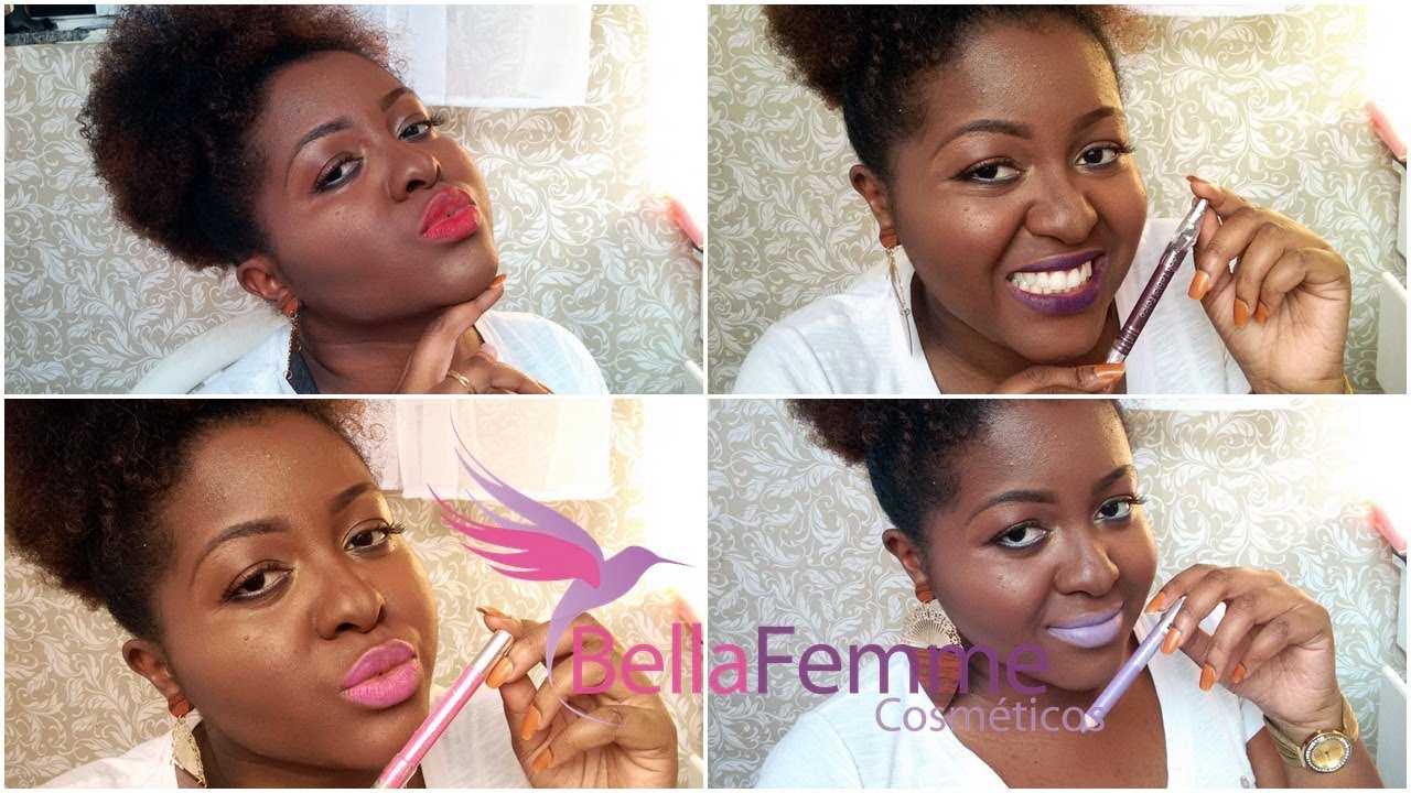 L&Aacute;PIS LABIAL FOSCO DA BELLA FEMME (Efeito batom)