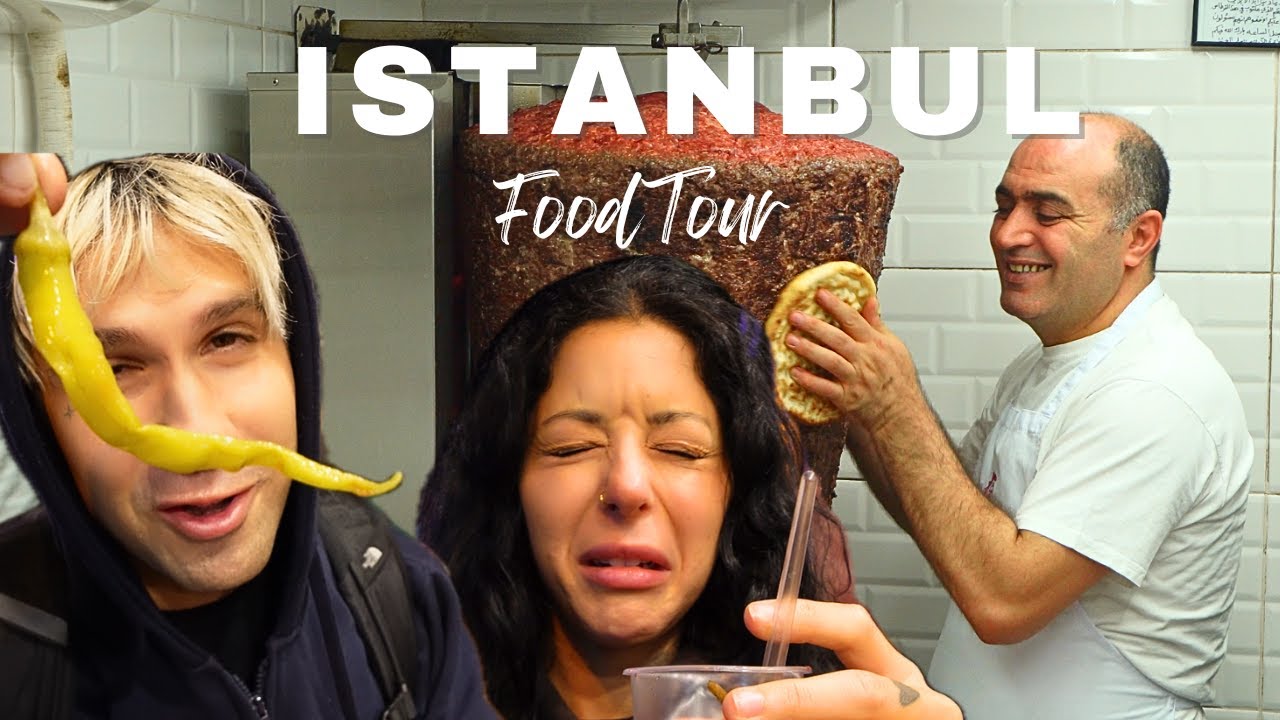 REAL ISTANBUL FOOD TOUR (Trying Authentic Turkish Foods!)