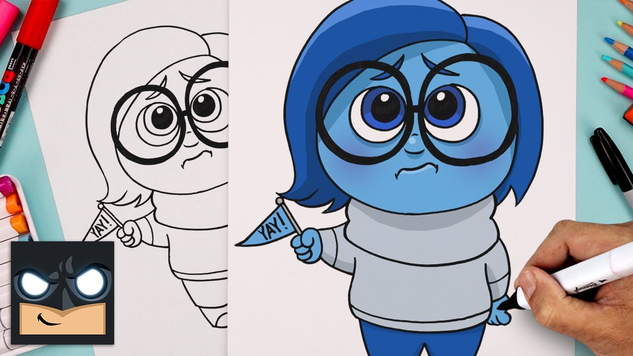 How To Draw Sadness | Inside Out 2