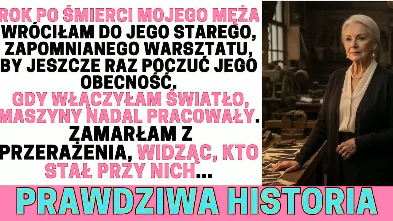 Wróciłam do warsztatu mojego zmarłego męża — maszyny działały. Zamarłam, widząc, co się tam działo..