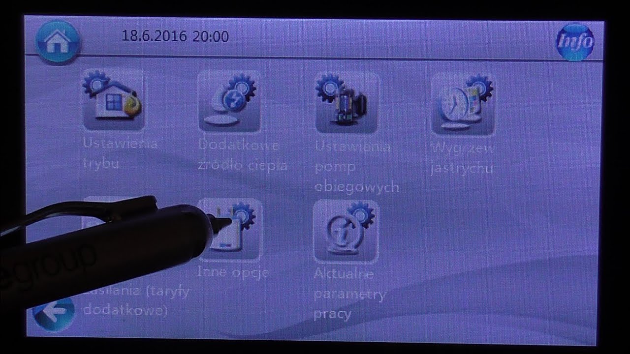 inne opcje instrukcja obsługi pompy ciepła eco inverter Gorenje Cito Polska