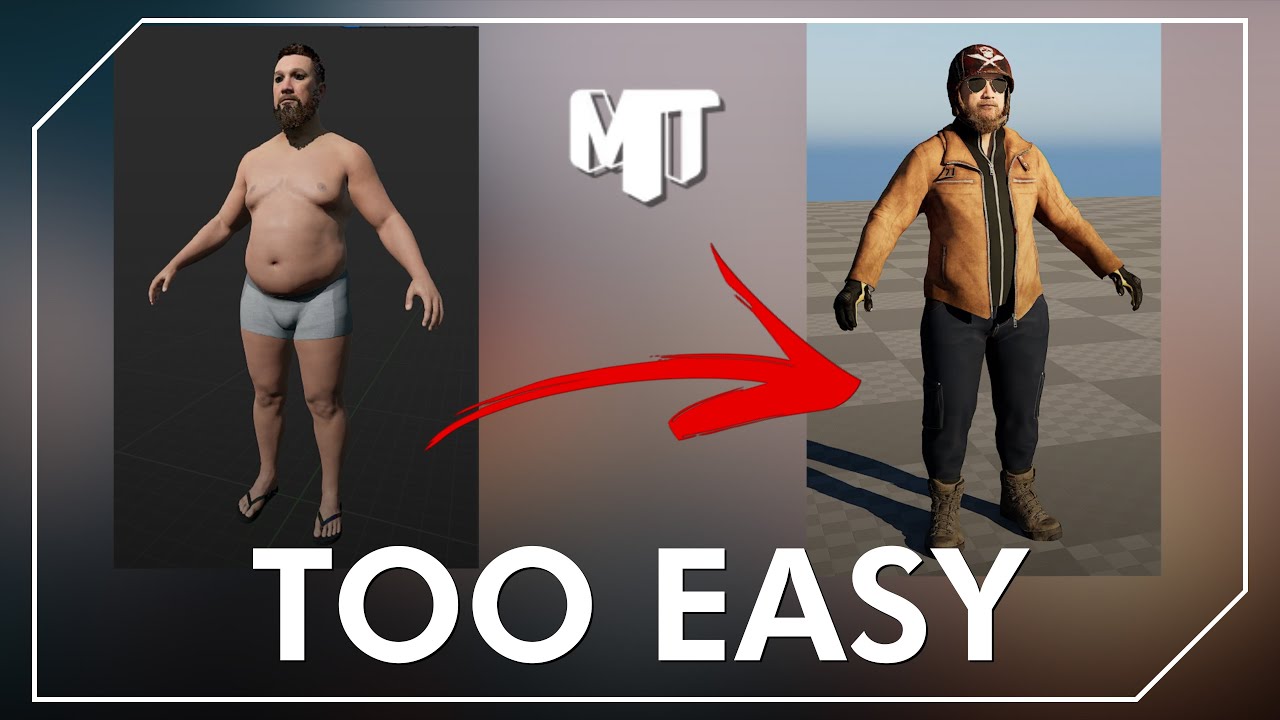 Custom Metahuman Clothing MADE EASY (UE 5.5)