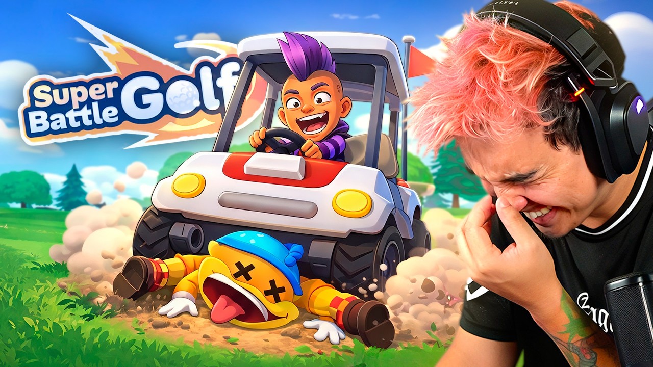 BATALLA CAMPAL EN EL HOYO 9 ⛳ Super Battle Golf | Kick Stream