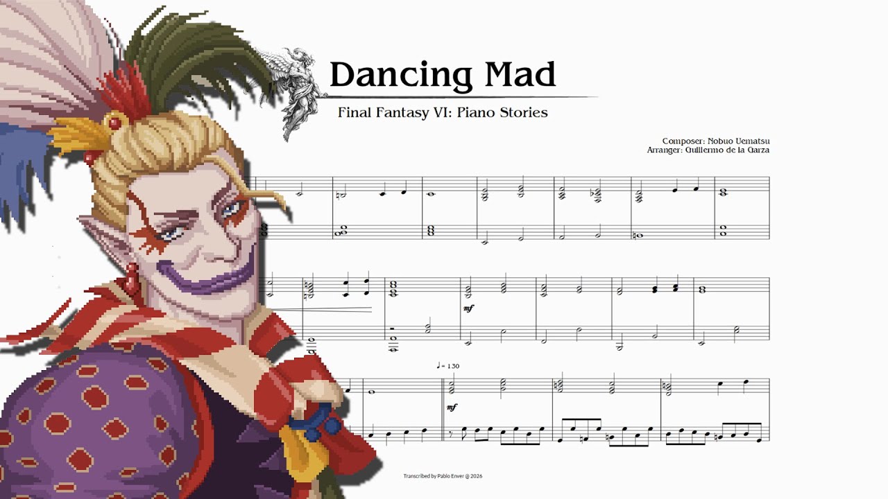Final Fantasy VI Piano Stories - Dancing Mad (Piano Transcription) 🎹