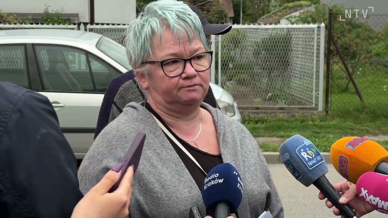 Mieszkańcy os. Kilińskiego w Nowym Sączu sprzeciwiają się planom dewelopera - konferencja prasowa