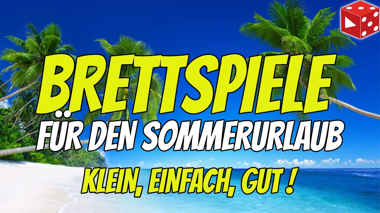 Die BESTEN SPIELE für den URLAUB 2025 ☀️ Kleine Brettspiel-Klassiker für unterwegs!