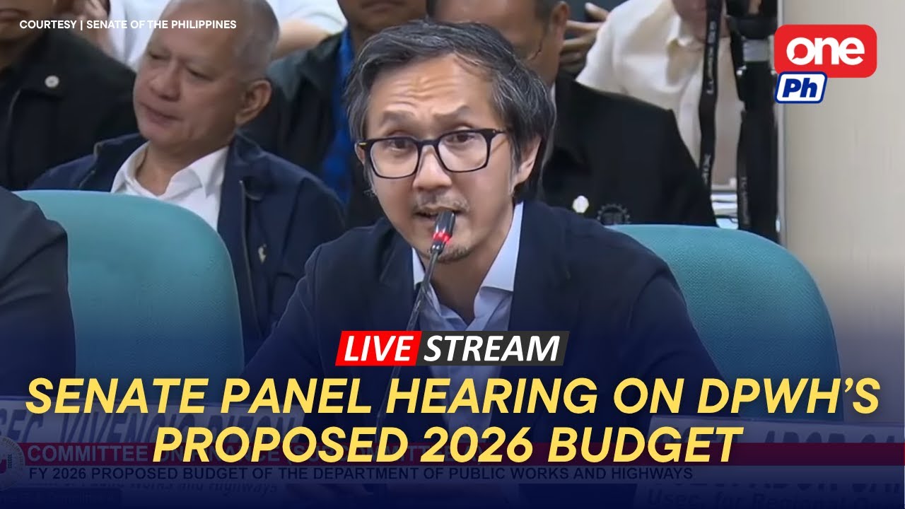 LIVE | Senate holds hearing on proposed 2026 budget of DPWH (October 20, 2025)