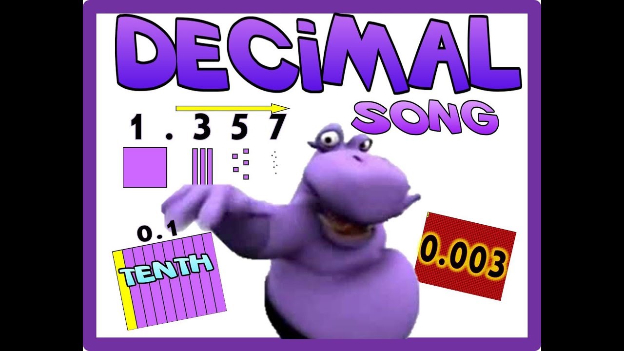 Decimal Concepts: Math Song (with visuals)