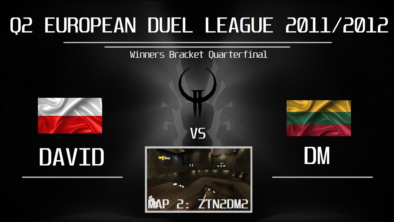 Quake2 EDL #10 Quarterfinal | David vs DM - 2nd map ztn2dm2