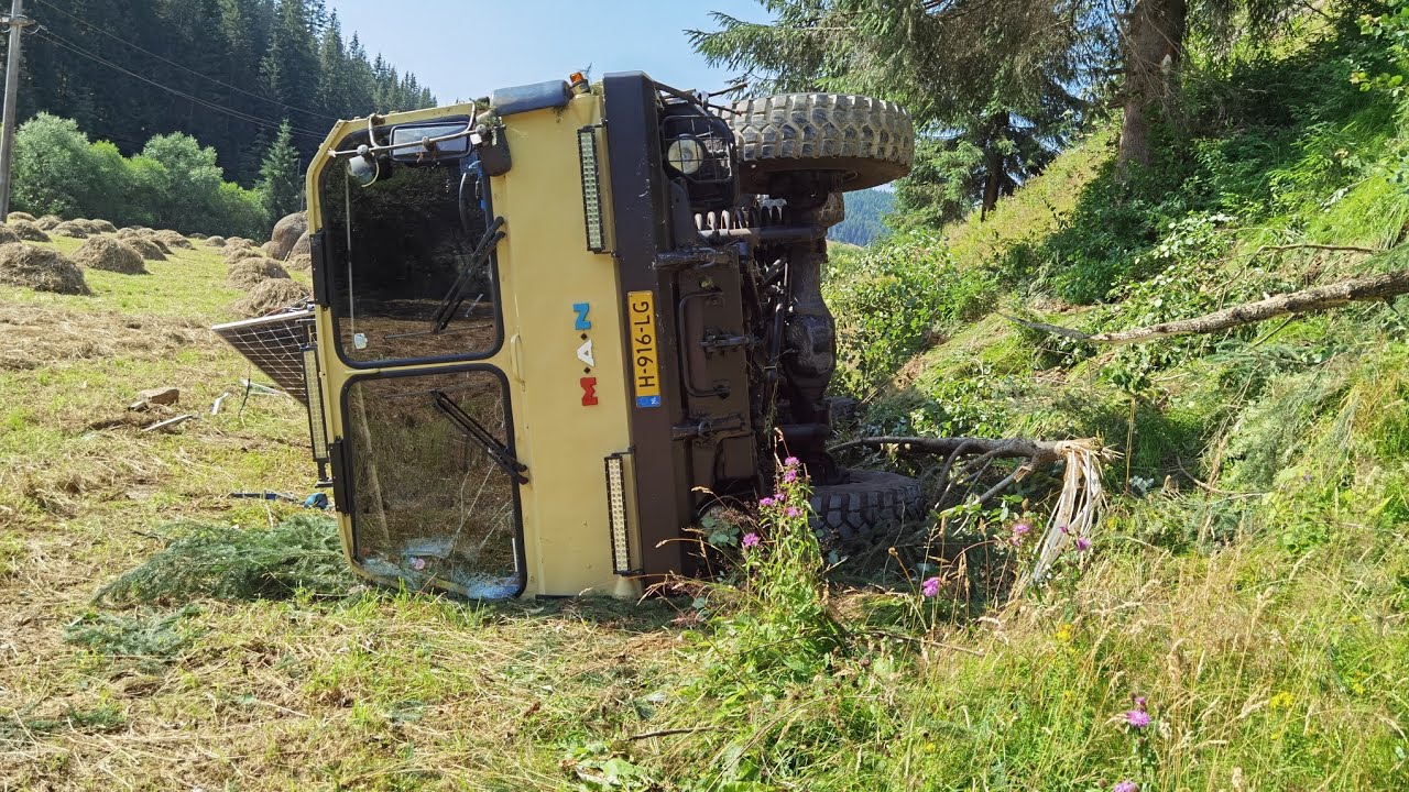 Man Kat 4x4 truck rescued with tractors