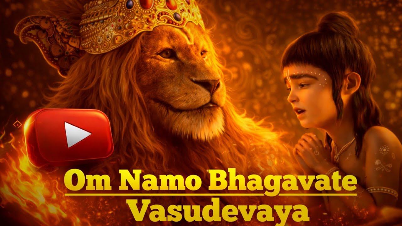 om namo bhagavate vasudevaya | Powerful Vishnu Mantra | mahavtar Narsimha