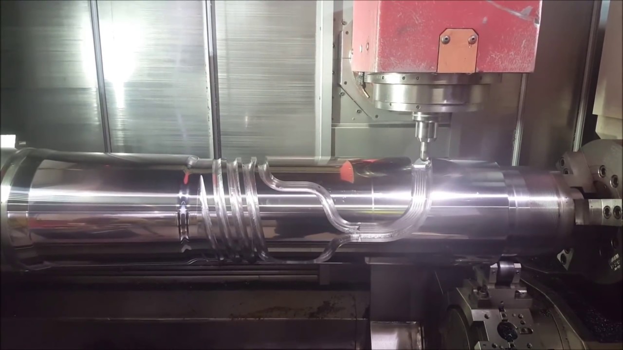My Favorite Type of Part -- Spiral Die 4-Axis Milling