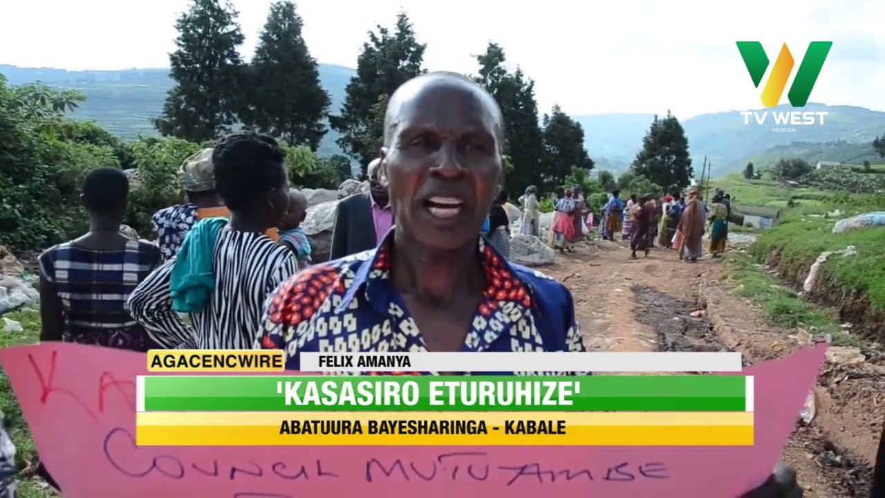 Agacencwire: Abatuura omuri Kabale bayesharinga ahabwa Kasasiro