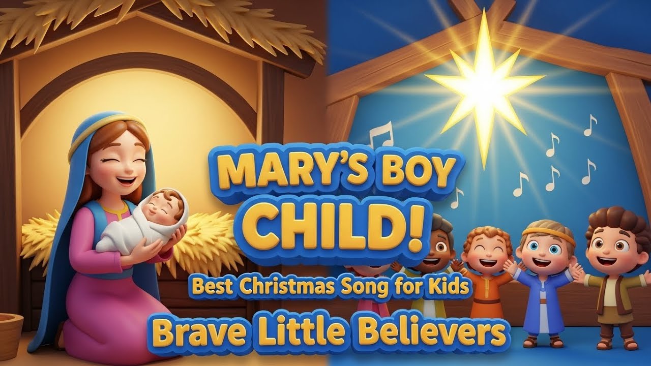 👦🎄 Mary’s Boy Child | Best Christmas Song for Kids | The Birth story of Jesus Christ.