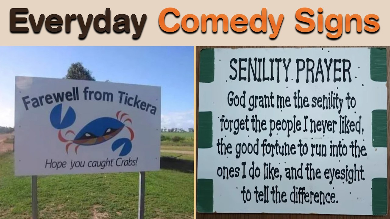 Everyday Comedy Signs Caught on Camera – These Are Too Funny to Be Real || Sign Hub