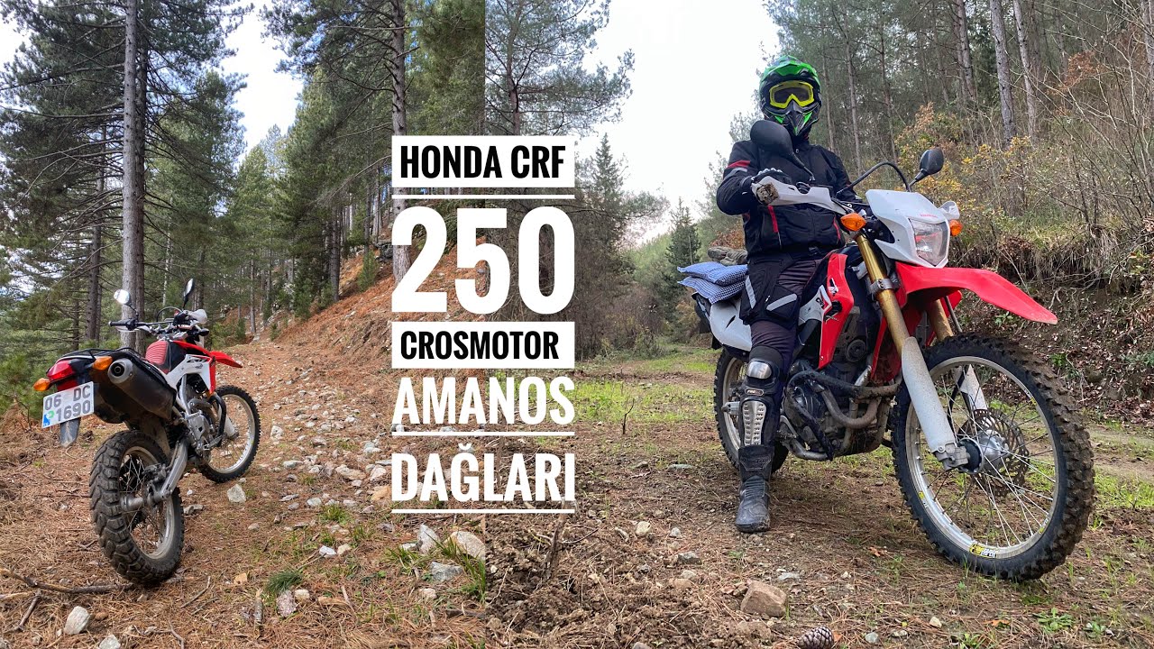 Honda Crf 250 gezi dağ turu Amanos dağları