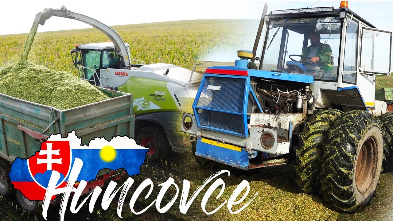 Veľké siláže vo veľkom PODNIKU [ CLAAS, VALTRA, JOHN DEERE, FENDT, HITACHI, ŠKODA ]