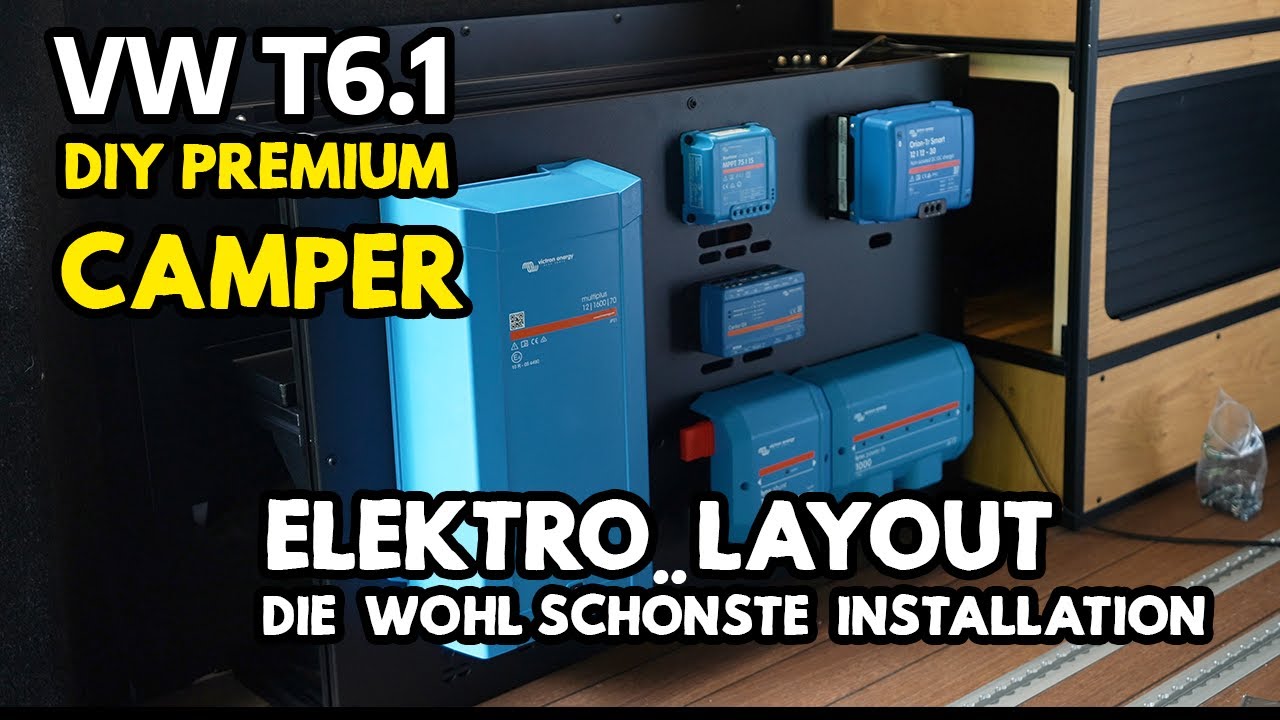Bau meiner Power-Unit mit Victron Energy - sichere Befestigung im VAN | Campingumbau meines VW T6.1