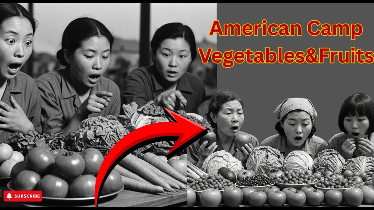 Japanese Female POWs Were Shocked by American Camp Vegetables and Fruits || warledger 2