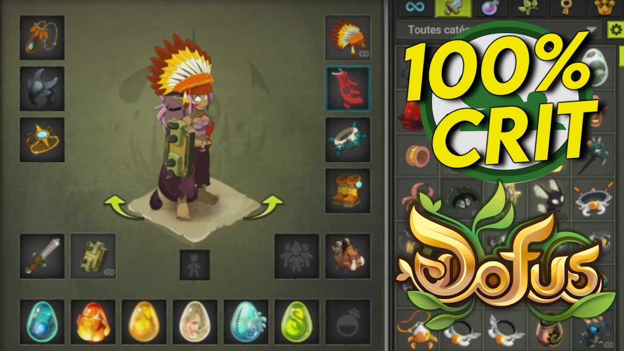 SACRIEUR 100% CRIT SUR DOFUS !