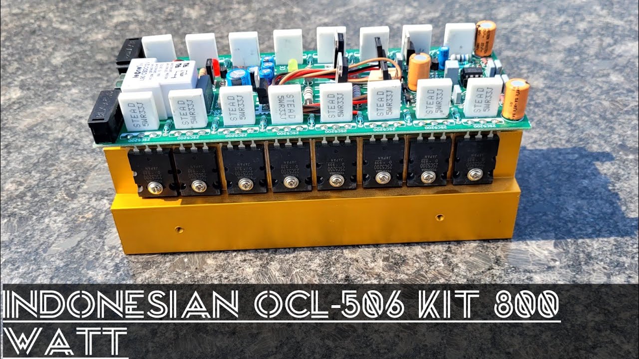 Indonesian ocl-506 kit | Amplifier Board | Amplifier Connection | Imported Board 800 watt✅️