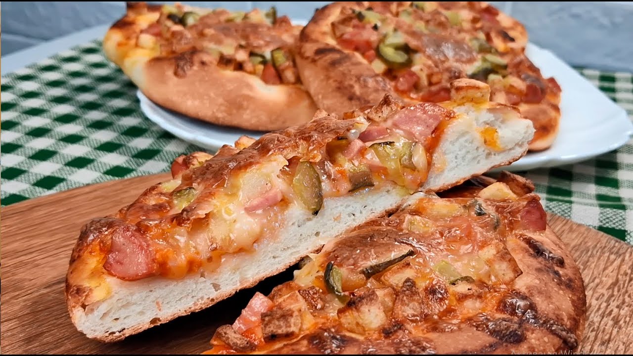 ПІЦА ПО-СЕЛЯНСЬКИ🍕І багато начинки, і не за всі гроші світу! Рецепт піци, для якої ВСЕ Є У КОЖНОГО!