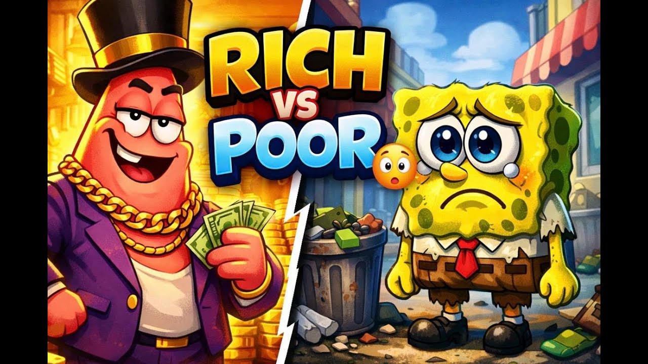 Rich vs Poor | Patrick Mocked SpongeBob&hellip; Karma Hit Back 😳🔥