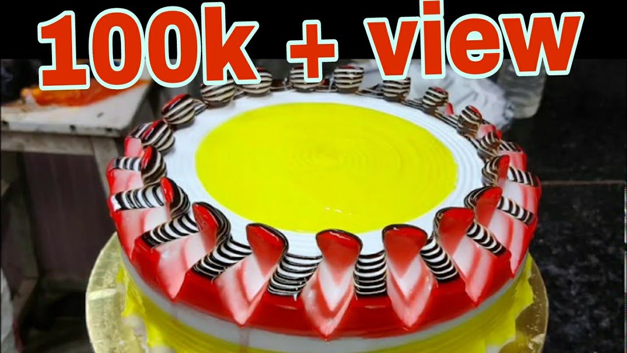 pineapple jelly cake || simple cake