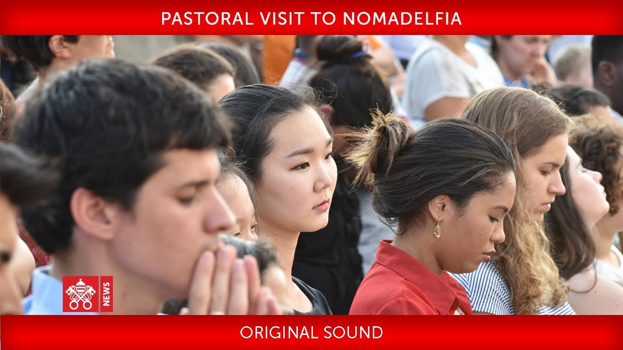 POPE FRANCIS - PASTORAL VISIT TO NOMADELFIA 2018-05-10