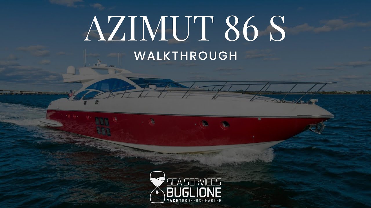 Azimut 86 S | Walkthrough 4K