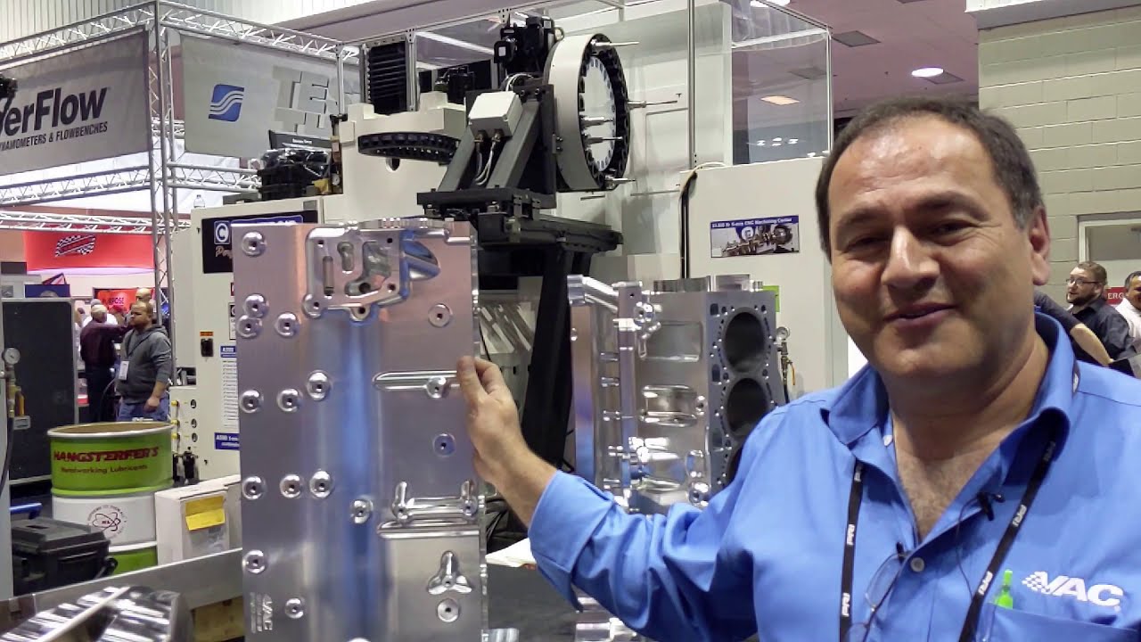 PRI Trade Show, Centroid 5 axis CNC, BMW billet block interview VAC motorsports