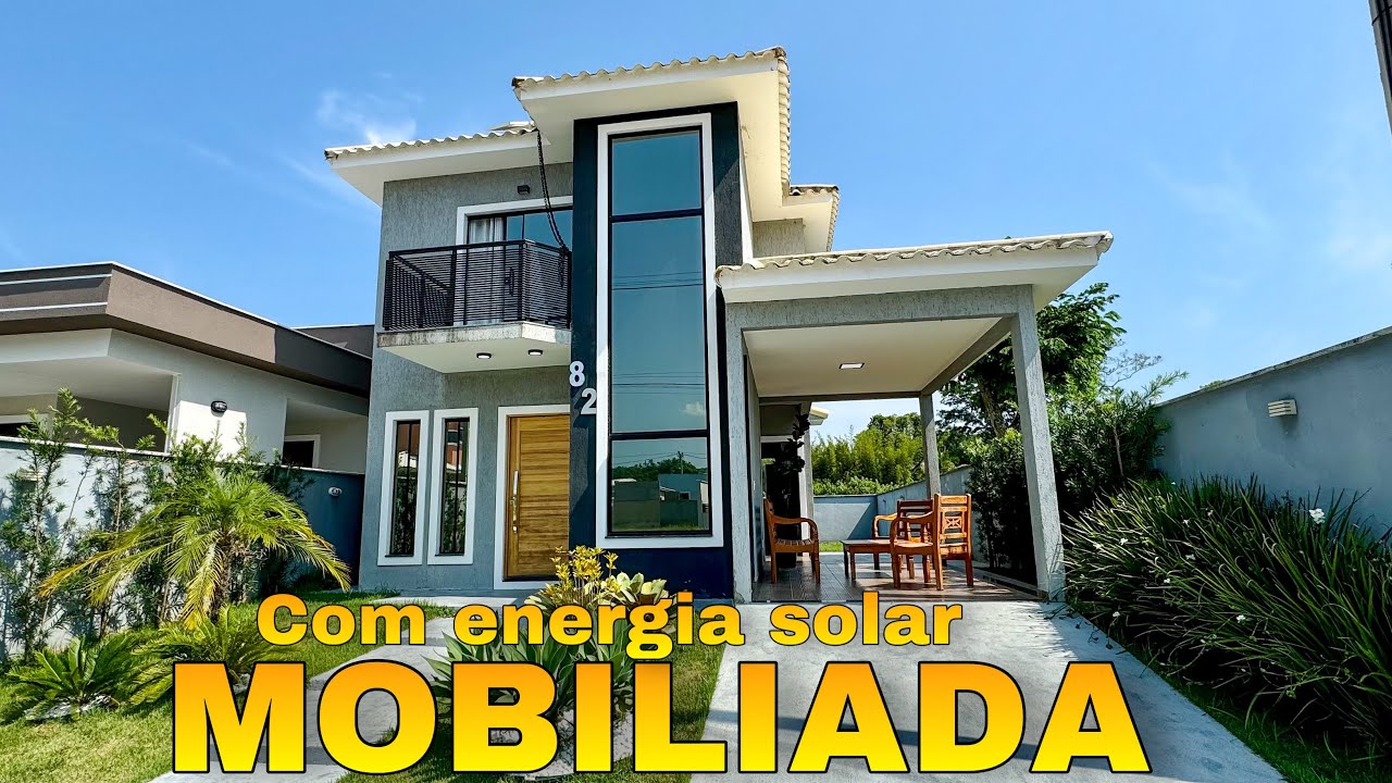 MOBILIADA E COM ENERGIA SOLAR POR APENAS 515 MIL EM MARICÁ