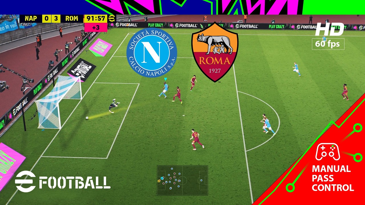 Napoli - Roma Serie A | PC [HD60] eFootball 26