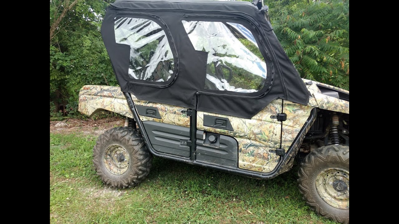 Инструкция по установке кабины Kawasaki Teryx 4 Full Cab Enclosure.