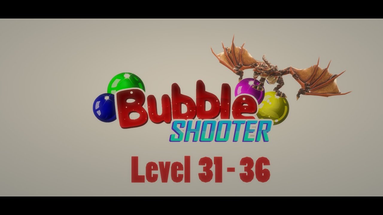 Primitive Bubble Shooter Android Mobile Gameplay and Tricks | Level 31 to 36 | Happy Dragon