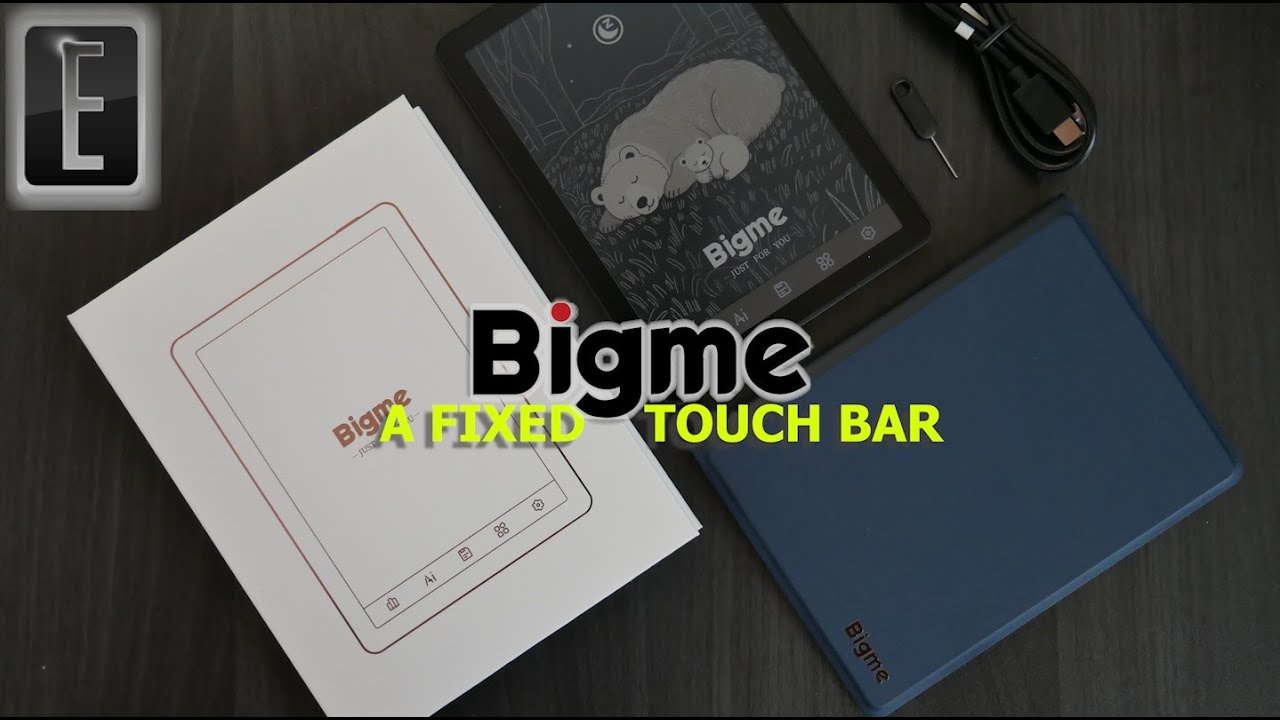 Bigme Color e-Reader with a TOUCH BAR | B6 Unboxing