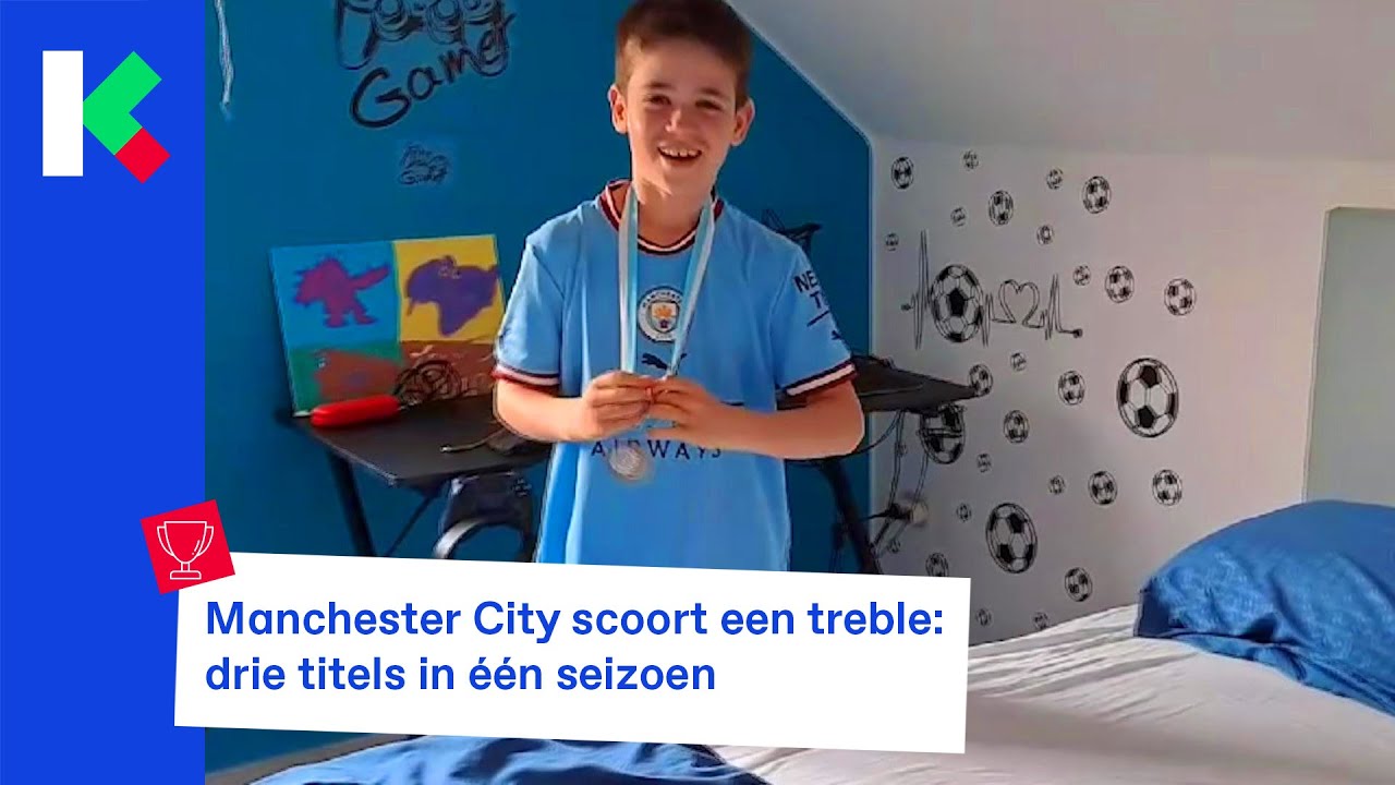 Kevin De Bruyne wint met z'n ploeg Manchester City de Champions League