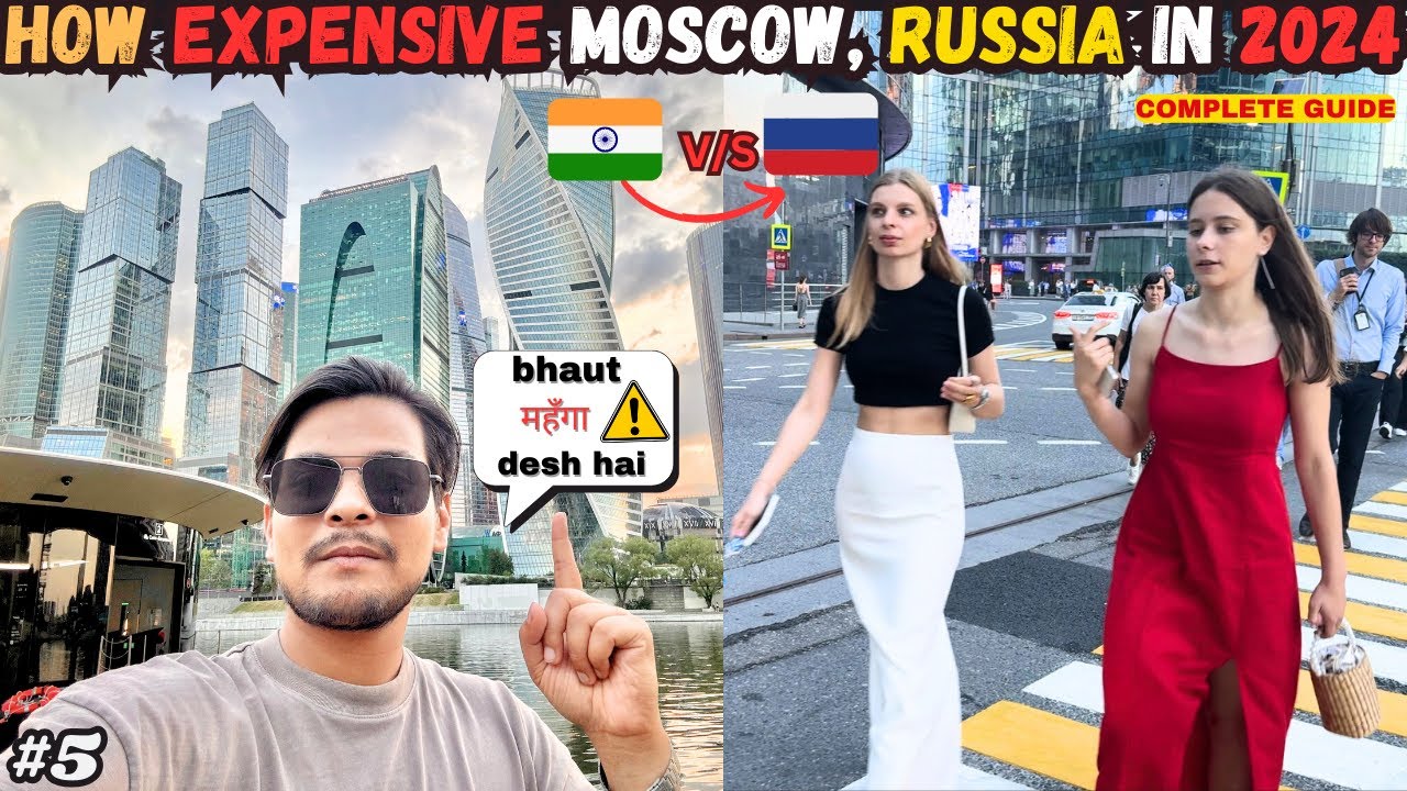 How Expensive is Russia? कितना महंगा है रूस  🇷🇺?|| Moscow City |#russiavlog #indianinrussia #travel