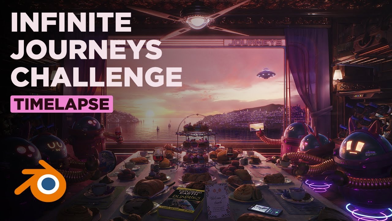 Infinite Journeys Challenge 🌍Earthly Meal🌎 - 3D Timelapse
