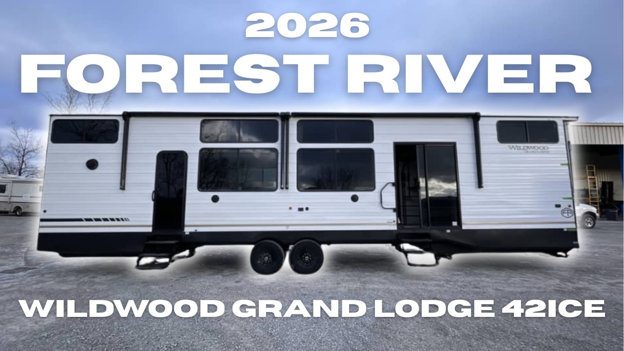 2026 Forest River Wildwood Grand Lodge 42ICE  | Luxury Park Model Camper Tour