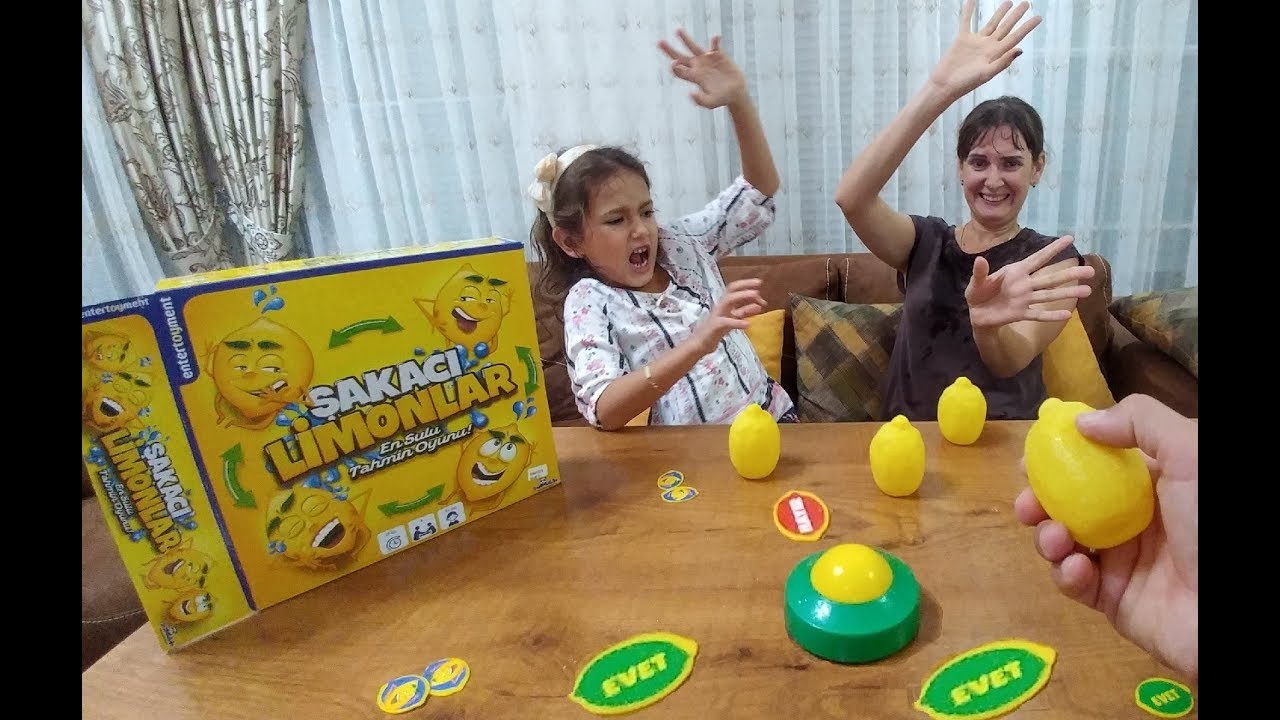 ŞAKACI LİMONLAR  EN SULU BOL ŞAKALI TAHMİN OYUNU, eğlenceli çocuk videosu, toys unboxing