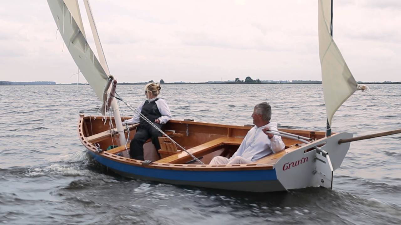 Two Luggers At Play | Wooden Boats Sailing & Rowing