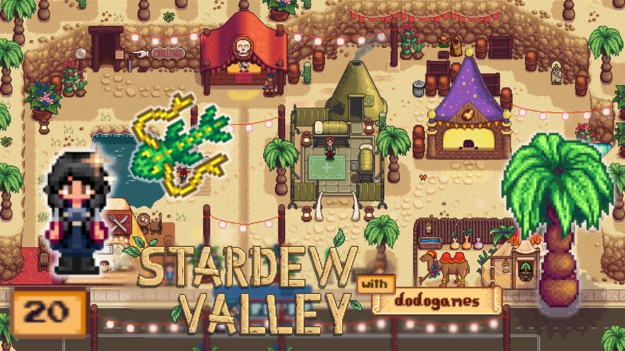 The Desert Festival!! | Modded Stardew Valley Let's Play Ep. 20