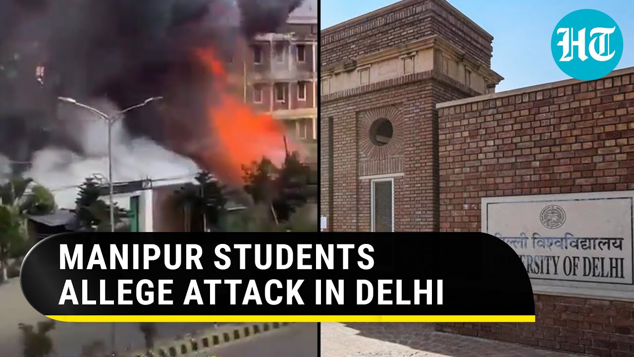 Manipur fire reaches Delhi University? Students allege attack, stage protests | Details