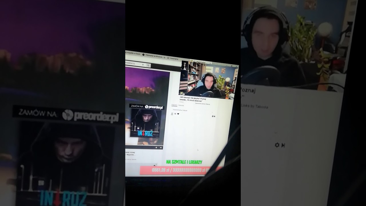 Mata ocenia intruza *Intruz reakcja*