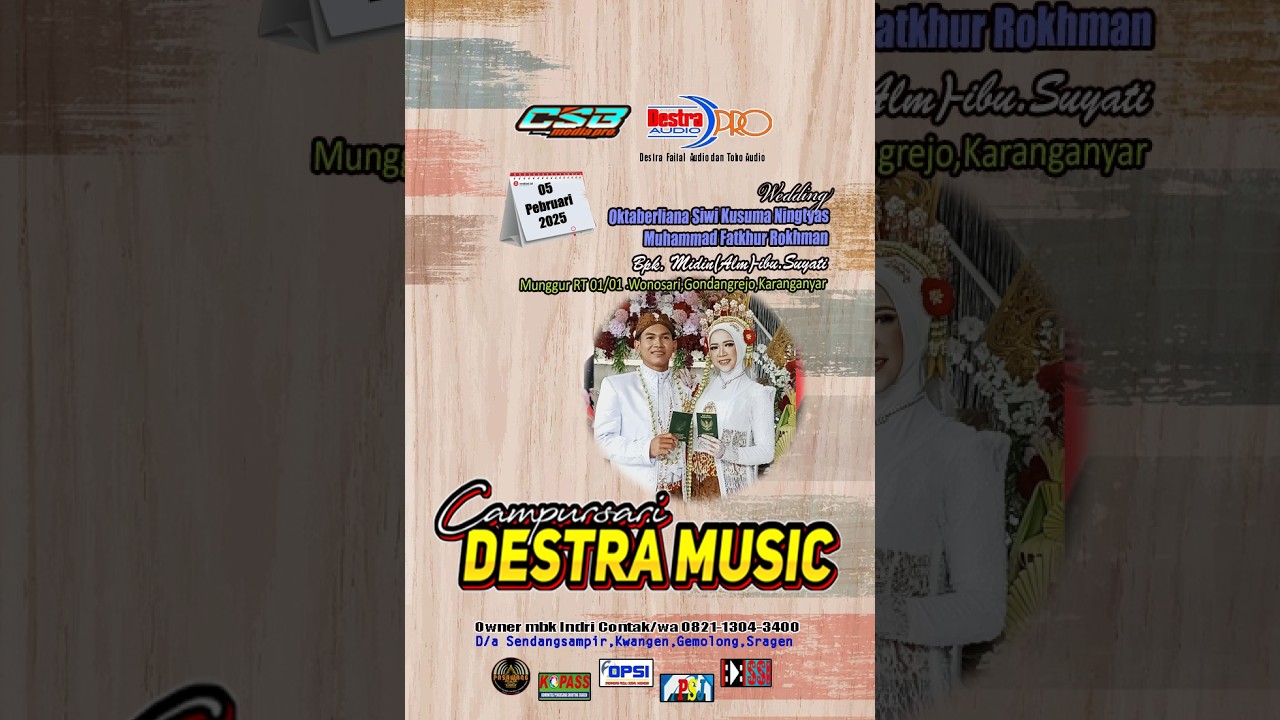 📡🔴Live Destra Music //DESTRA Faital Pro.Audio//CSB Media pro  05 02 2026