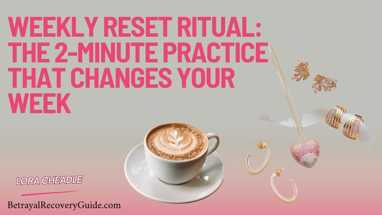 Weekly Reset Ritual: Turn Daily Habits Into Healing (Coffee, Jewelry, Self-Worth + Intention)