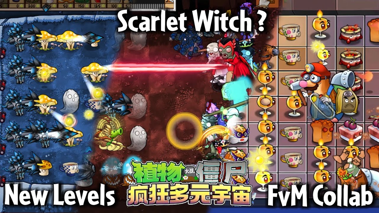 [UPDATE] Plants Vs. Zombies Crazy Multiverse 2.1.1 | Scarlet Witch Boss ? | FvM Collab (Download)